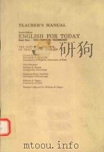 ENGLISH FOR TODAY BOOK FOUR:OUR CHANGING TECHNOLOGY SECOND EDITION（1975 PDF版）