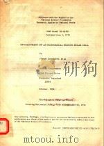 DEVELOPMENT OF AN ECONOMICAL SILICON SOLAR CELL（1974 PDF版）
