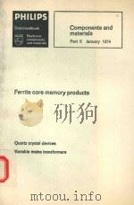 COMPONENTS AND MATERIALS PART 5（1974 PDF版）