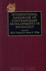 International Handbook of Contemporary Developments in Sociology（1994 PDF版）