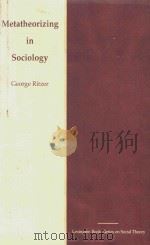 Metatheorizing in Sociology（1991 PDF版）