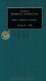 Studies in Symbolic Interaction Volume 22·1999（1999 PDF版）