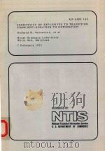 SENSITIVITY OF EXPLOSIVES TO TRANSITION FROM DEFLAGRATION TO DETONATION（1975 PDF版）