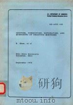 IGNITIOB COMBUSTION DETONATION AND QUENCHING OF REACTIVE MIXTURES 1976 PDF电子版封面 R.EDSE