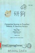 CONVECTIVE BURNING IN PROPELLANT DEFECTS:A LITERATURE REVIEW（1978 PDF版）