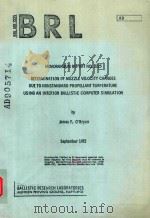 MEMORANDUM REPORT NO.2225 DETERMINATION OF MUZLE VELOCITY CHANGES DUE TO NONSTANDARD PROPELLANT TEMP（1972 PDF版）