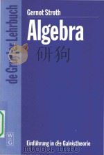 Algebra Einfuhrung in die Galoistheorie 1998 PDF电子版封面 3110155338 Gernot Stroth