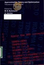 Approximation theory and optimization tributes to M.J.D. Powell（1996 PDF版）