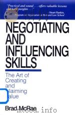 Negotiating and Influencing Skills The Atr of Creating and Claiming Value（1998 PDF版）