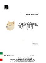 Streichquartett Nr. 4(1989) Stimmen EU 19 308a-d 1989 PDF电子版封面 3702426728