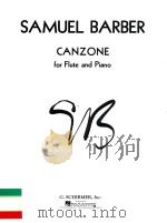 Canzone For flute and piano  OP.38（1963 PDF版）