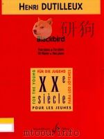 Blackbird Pour piano:For piano:Für Klavier:Para piano G 6401 B 1998 PDF电子版封面
