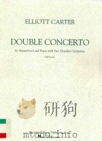 Double concerto For harpsichord and piano with two chamber orchestras Full Score AMP-8075（1994 PDF版）