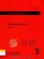 klavierstück Nr. 2 op. 8b EB8001（ PDF版）