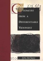 Geometry from a differentiable viewpoint（1994 PDF版）
