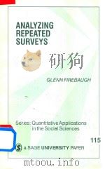 Analyzing Repeated Surveys（1997 PDF版）