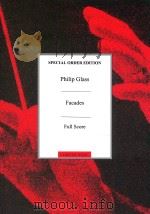 Facades for 2 Flutes or 2 Soprano Saxophones & String Ensemble DU10051 PDF电子版封面 Philip Glass