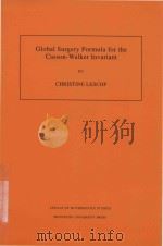 Global surgery formula for the Casson-Walker invariant（1996 PDF版）