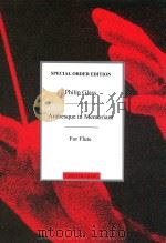 Arabesque in Memoriam For Flute DU10009（1988 PDF版）