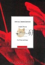 Cadenzas To Mozart's Concerto KV. 299 For Flute and Harp 1980 PDF电子版封面 André Previn