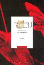 Two piano pieces For piano Sub Tuam Protectionem Ut Re Mi CH55314 1980 PDF电子版封面