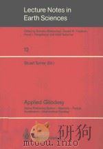 LECTURE NOTES IN EARTH SCIENCES 1987 PDF电子版封面 3540182195 STUART TURNER