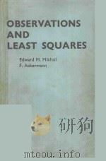 OBSERBANTIONS AND LEAST SQUARES（1976 PDF版）