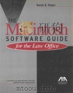 THE MACINTOSH SOFTWARE GUIDE FOR THE LAW OFFICE（1999 PDF版）