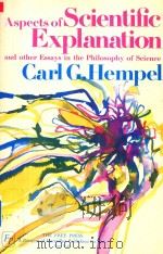 Aspects of Scientific Explanation and Other Essays in the Philosophy of Science（1965 PDF版）