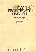NEW PROFICIENCY ENGLISH BOOK THREE（1985 PDF版）