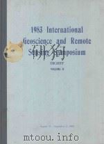 1983 INTERNATIONAL GEOSCIENCE AND REMOTE SENSING SYMPOSIUM DIGEST VOLUME II（1983 PDF版）