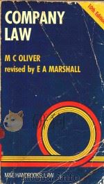COMPAANY LAW 1987 PDF电子版封面 0712106987 M C Oliver