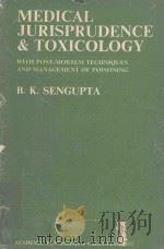 MEDICAL JURISPRUDENCE AND TOXICOLOGY（1978 PDF版）