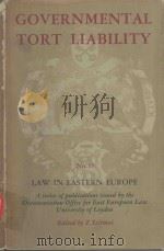 GOVERNMENTAL TORT LIABILITY（1970 PDF版）