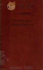 THE PRINCIPLES OF GERMAN CIVIL LAW（1979 PDF版）