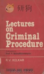 Lectures on criminal procedure（1980 PDF版）