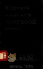 HOLLOWAY'S PROBATE HANDBOOK（1988 PDF版）