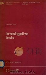 LAW REFORM COMMISSION OF CANADA WORKING PAPER 34（1984 PDF版）