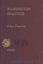 WASHINGTON PRACTICE RULES PRACTICE VOLUME 3A（1980 PDF版）