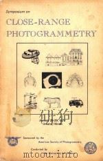 CLOSE-RANGE PHOTOGRAMMETRY（1971 PDF版）