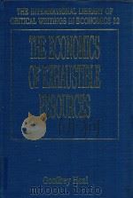 The Economics of Exhaustible Resources 1993 PDF电子版封面 1852785802 Geoffrey Heal