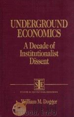 Underground Economics:A Decade of Institutionalist Dissent（1992 PDF版）