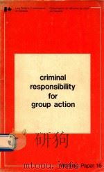 CRIMINAL RESPONSIBILITY FOR GROUP ACTION（1976 PDF版）