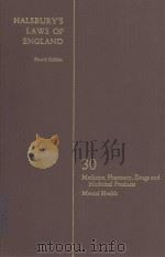 HALSBURY'S LAWS OF ENGLAND VOLUME 30 1980 PDF电子版封面 0406034001