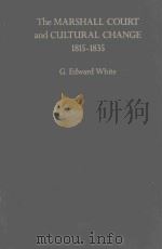 THE MARSHALL COURT AND CULTURAL CHANGE 1815-1835 ABRIDGED EDITION（1991 PDF版）
