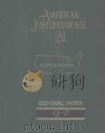 AMERICAN JURISPRUDENCE Q-Z（1991 PDF版）
