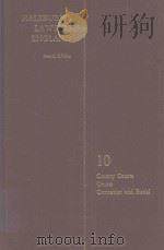 HALSBURY'S LAWS OF ENGLAND VOLUME 10（1975 PDF版）