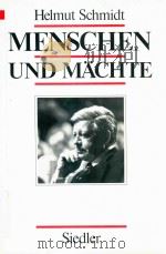 Menschen Und Machte 1987 PDF电子版封面 3886802787