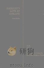HALSBURY'S LAWS OF ENGLAND VOLUME 20（1978 PDF版）