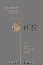 HALSBURY'S LAWS OF ENGLAND VOLUME 3（1973 PDF版）